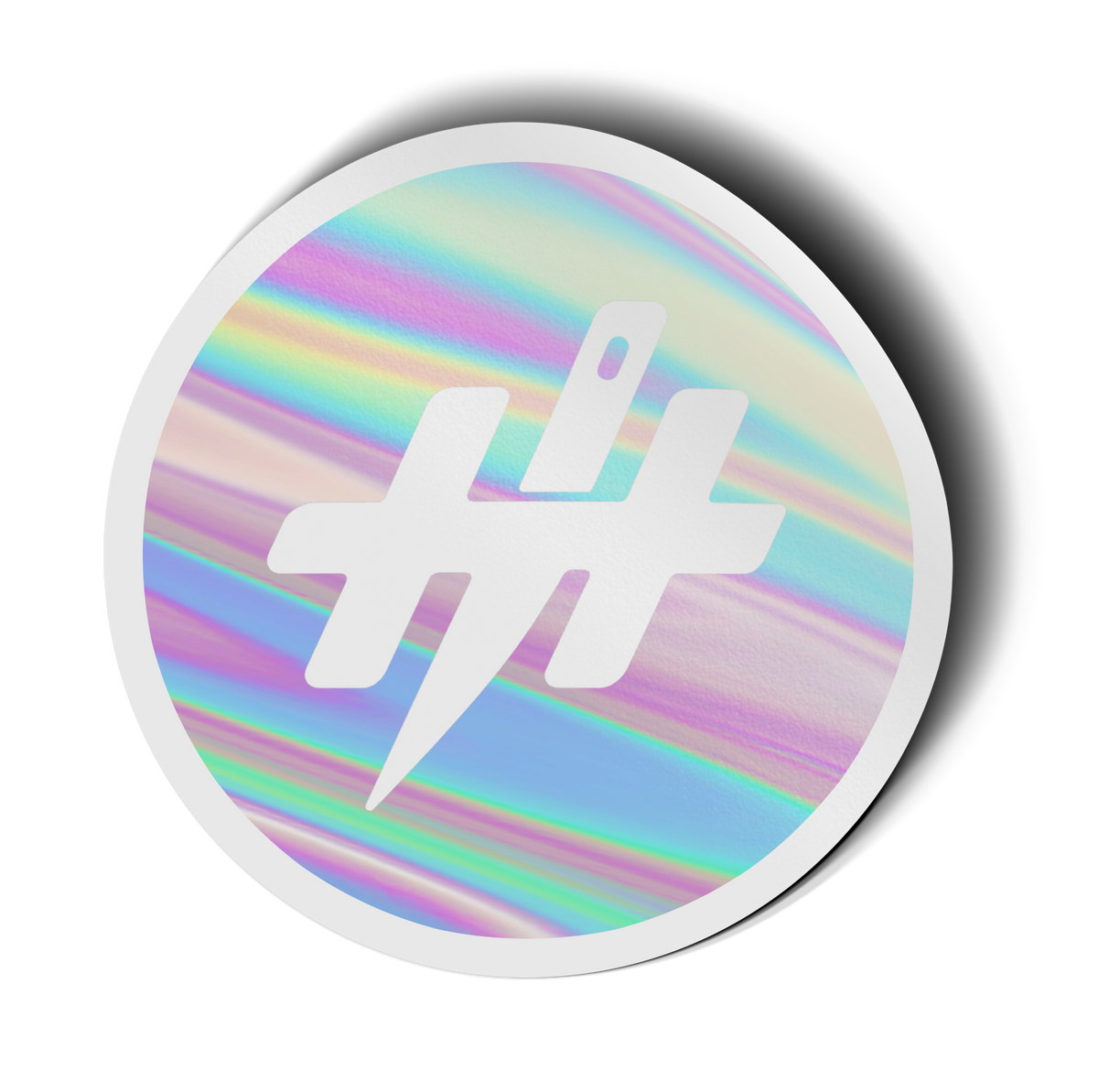 Custom Holographic Diecut Sticker – multithread